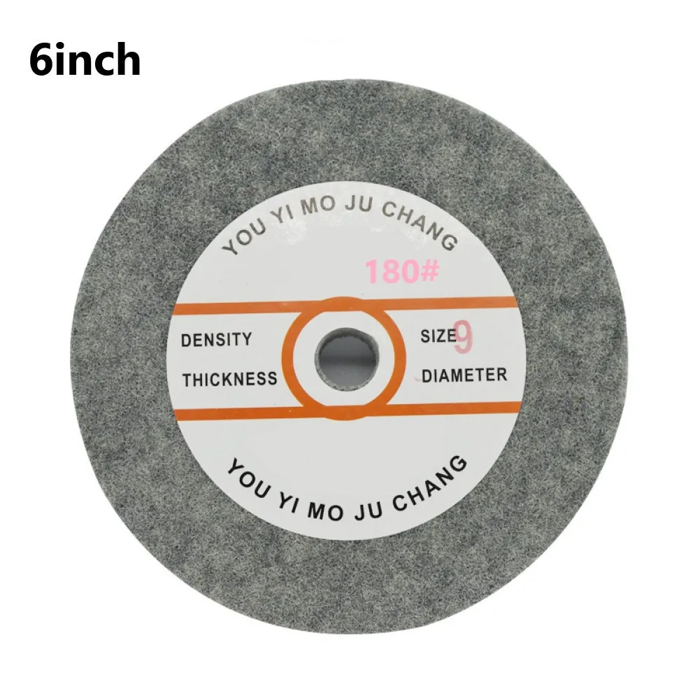 6 Inch 5p/7p/9p Nylon Fiber Polishing Wheel For Metal Surface Buffer Polishing Pad 150 Mm Diameter Polishing Disc 180#/240#/320#
