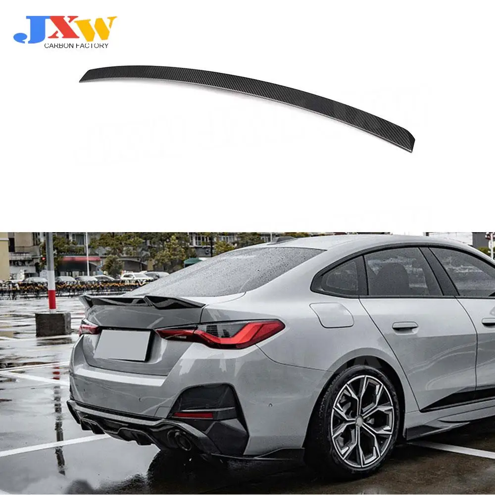 

Dry Carbon Fiber FRP Rear Roof Spoiler Trunk Wings Bodykits for BMW 4 Series G26 M Sport Sedan 2020+ Car Styling