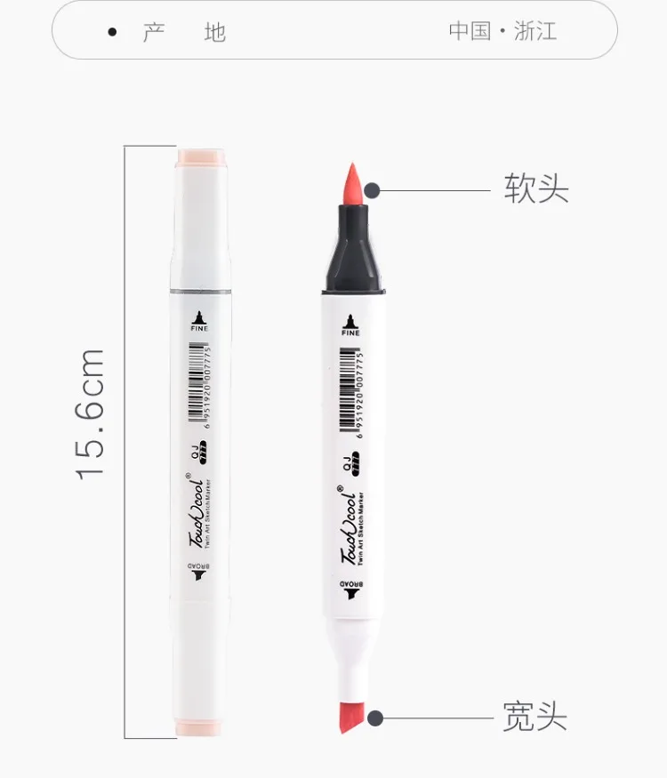 6x Pen Washable Fine Point Paint Pens Sublimation Markers Pens for Bag  Canvas Heat Transfer Machine Mugs Garments - AliExpress