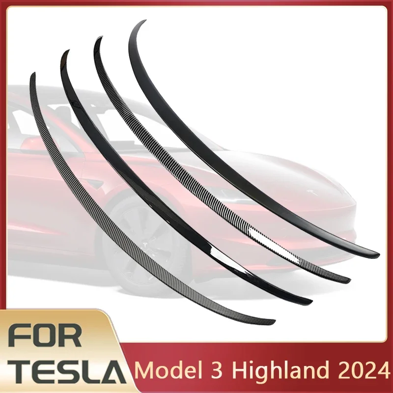 Voor Tesla Model 3 Hoogland 2024 Spoiler Abs Wing Spoilers Model 3 Highland 2024 Acesstories Achterkofferbak Spoiler High-Performance