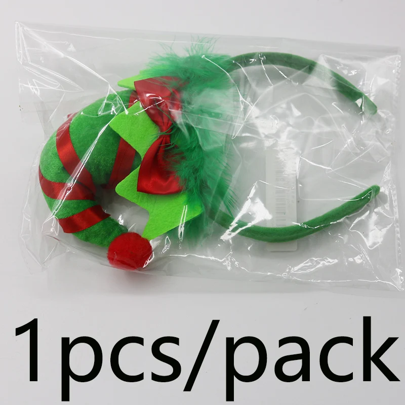 (1 Piece/bag) 23 * 16cm Christmas Decoration 3D Headband Party Decoration Clown Headband Hair Accessory Cartoon Cute
