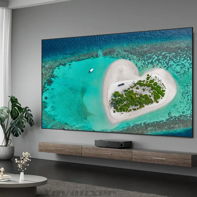 8K PET Crystal Fixed Frame Projection Screen ALR CLR UST Ambient Light Reject for Ultra Short Throw Projector 60-120 Inch projector screen,projection screen