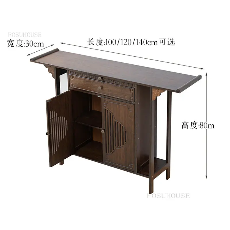 Chinese Living Room Console Tables Home Light Luxury-end High Console Table Modern Tribute Tables Creative Hallway Porch Cabinet