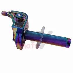 Universal CNC Aluminum Throttle Twist Grips for Motorcycles, Mopeds, and Scooters (Twist grip throttle)