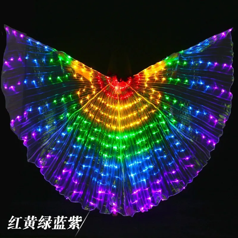Luminous Toys LED Small Butterfly Wings Children\'s Cloak Belly Dance Costume Props Wings Children\'s Luminous Toys