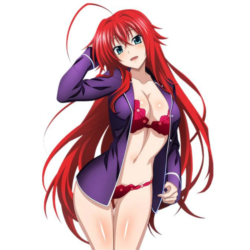 HIGH SCHOOL Girl Rias Gremory Render Decal Anime Sex Girl CAR Sticker Vinyl Wall Stickers Sexy Beauty Car Sticker Accessories