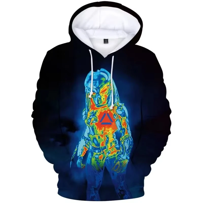 thumbnail image 1 of Nueva sudadera con capucha con estampado 3D de la película Predator para hombre, jersey de moda de gran tamaño, sudadera con capucha informal de calle Alien, ropa para hombre, 1 of 5