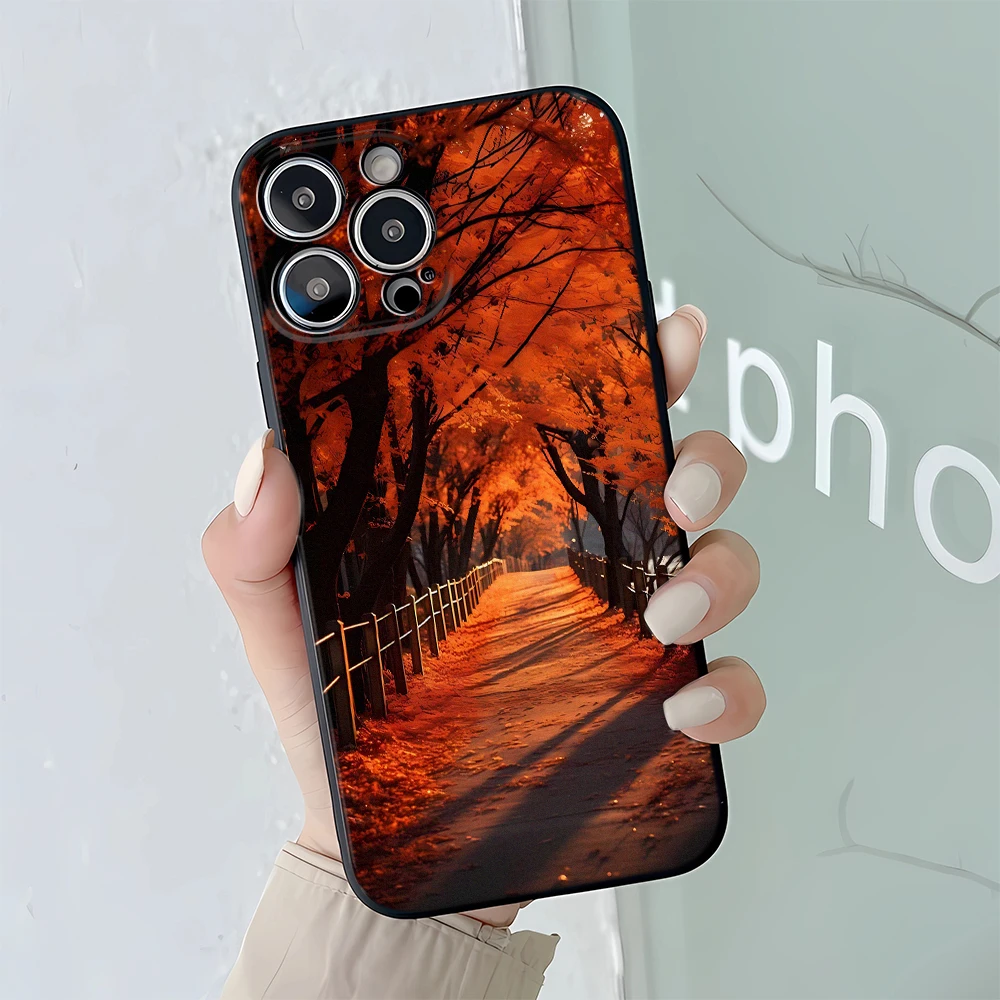 Autumn Leaves Design Phone Case Cover