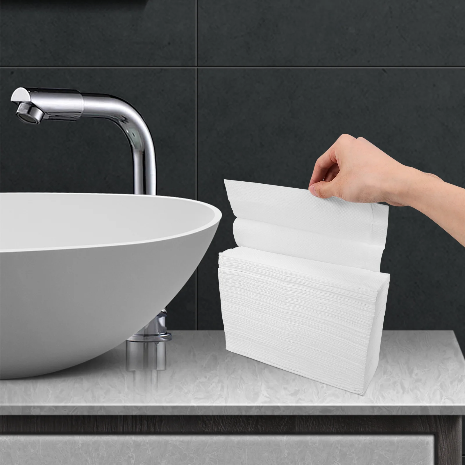 200 Pcs Paper Towel Disposable for Dispenser Bulk Refill Hotel Napkins Hands