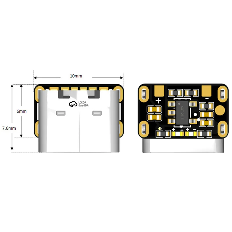 Chargeur batterie lithium 18650 Type-C 4.2V 1A module protection