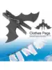 2pcs Plastic Bat Windproof Clothes Pegs Multipurpose Hanging Clips For Clothes Towels Socks Home Drying Clips 1