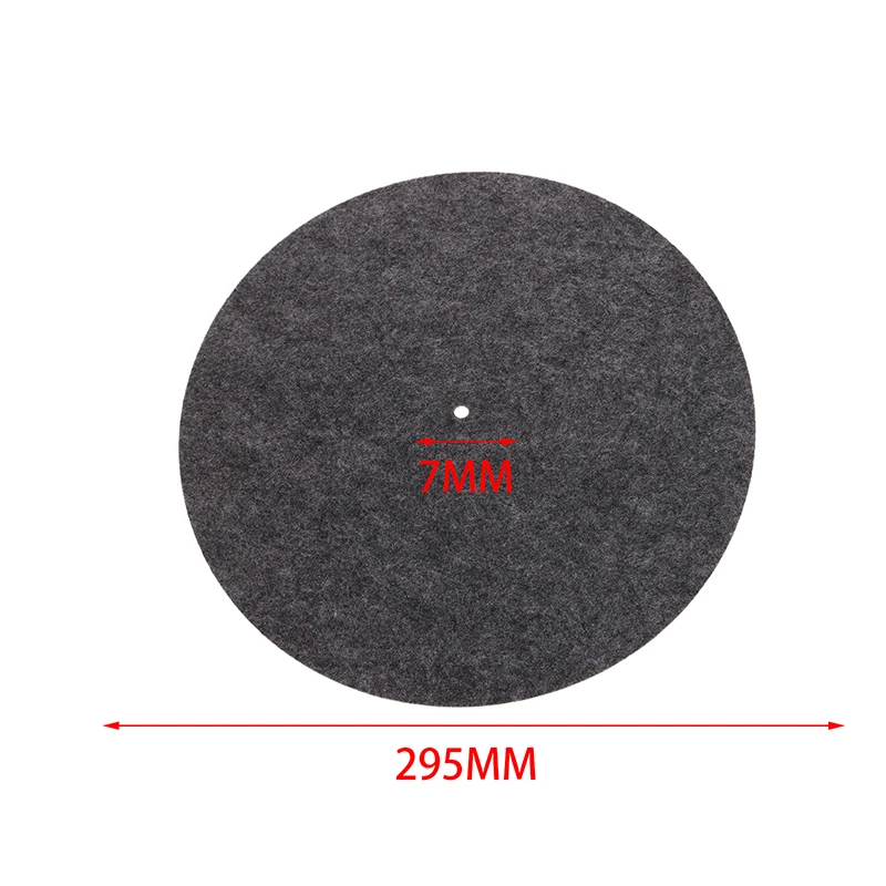 For LP Vinyl Record Audio Replacement DIY Accessories Audiophile Thick Turntable Mat 1PC Slip Mat Felt Turntable Platter Mat