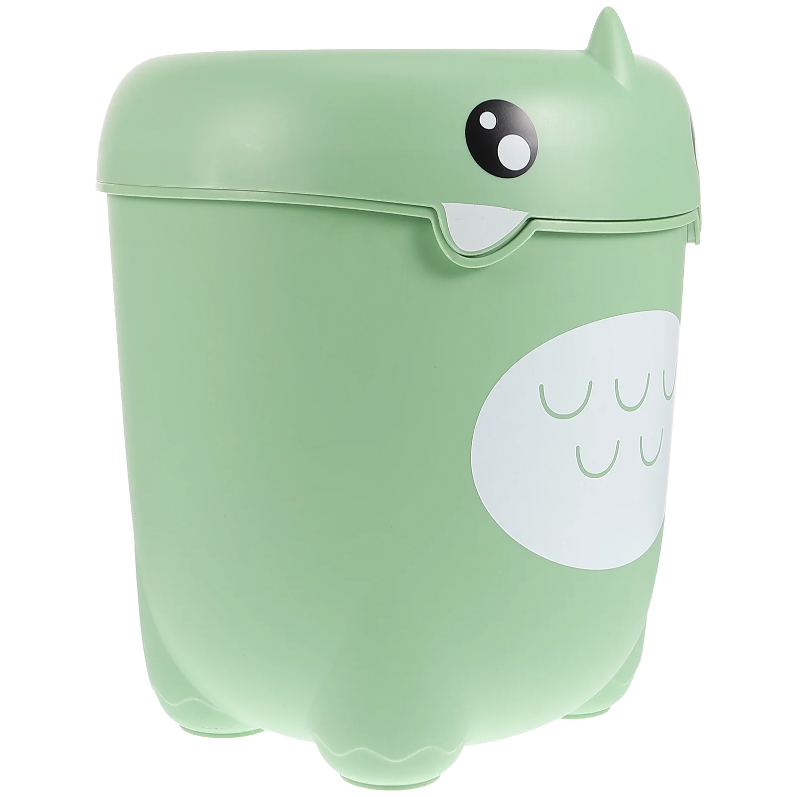 

Fomiyes Dinosaur Trash Container for Kids Room - Large Capacity 2 Gallon Garbage Can in Light Green