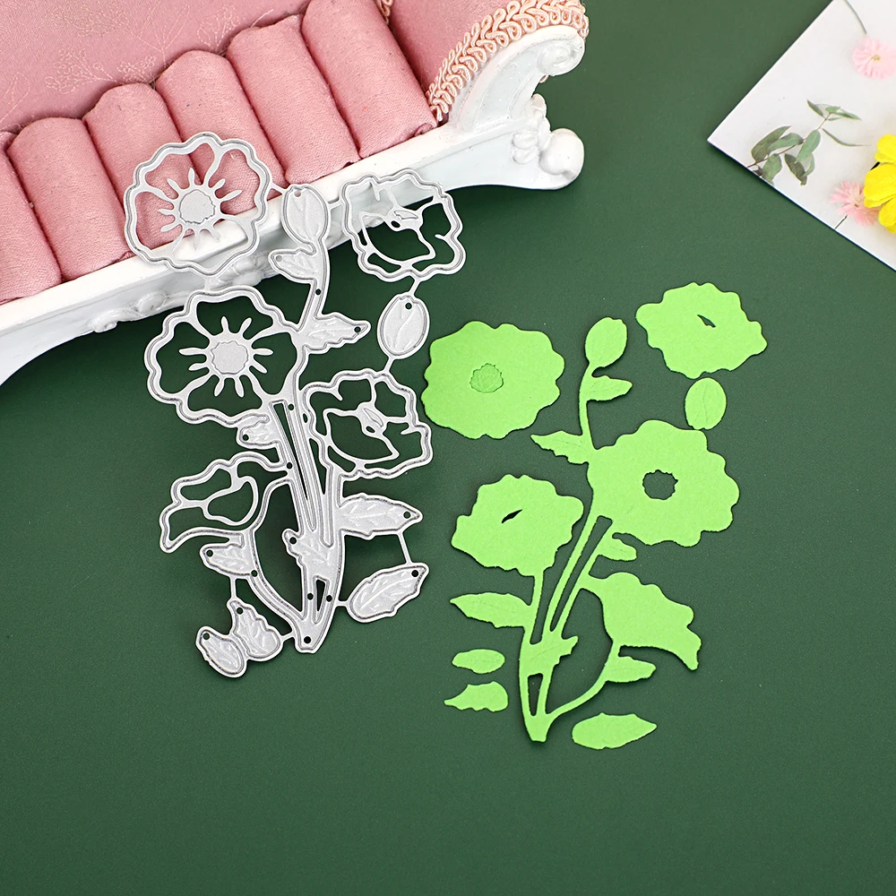 

Flower Cutting Dies Scrapbooking Album Cards Making Craft Handmade DIY Stencil Stamps And Slimline Card Dies Metal Cut Die Mold