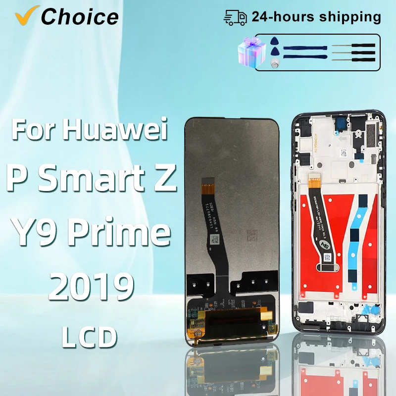 화웨이 P 스마트 Z LCD 디스플레이 STK-LX1 터치 스크린 디지타이저,..