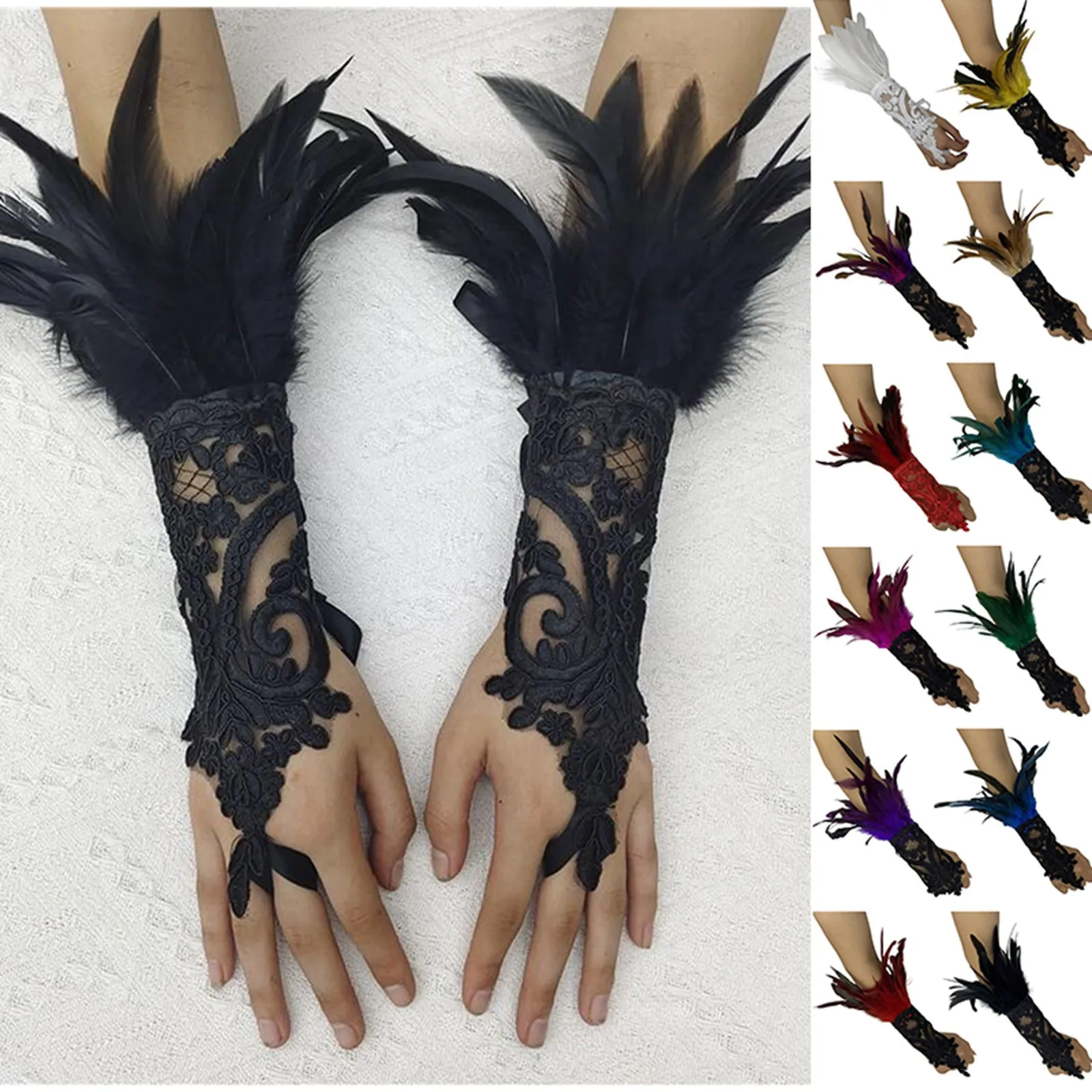 

Женские перчатки, Женский яркий карнавал