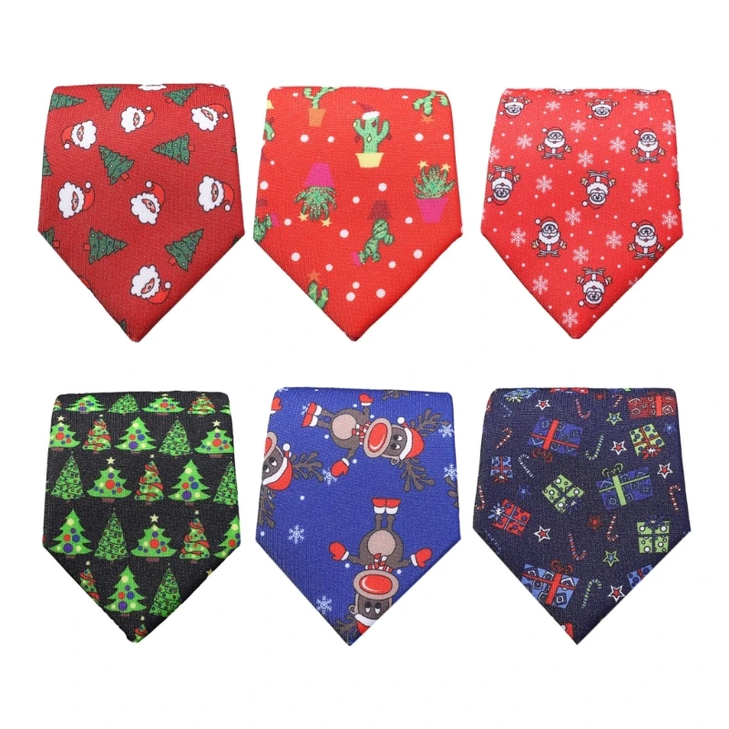 

Jacquard Tie for Male Christmas Festival Themed Necktie Adjustable Neck Tie for Party Event Tie Mens Accessories