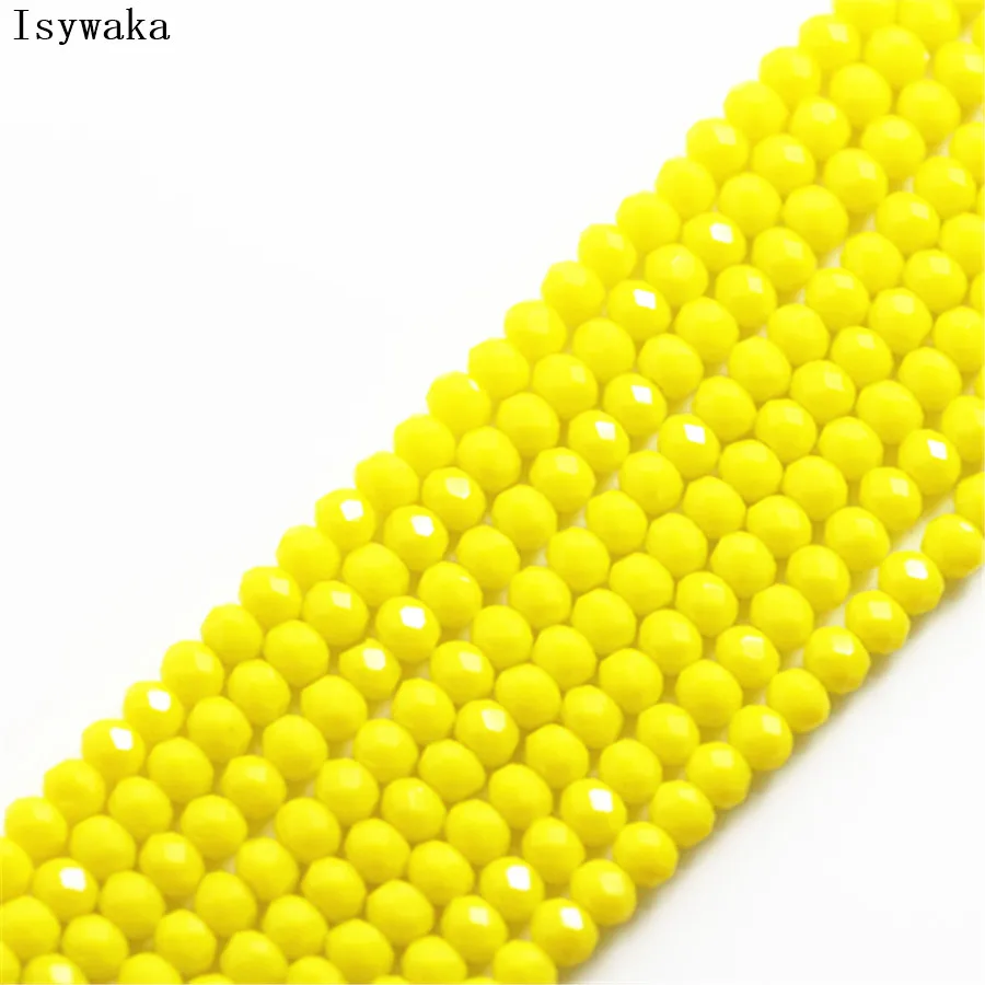 Ink Blue Faceted Crystal Glass Rondelle Beads for Jewelry Making - 170pcs, 2mm