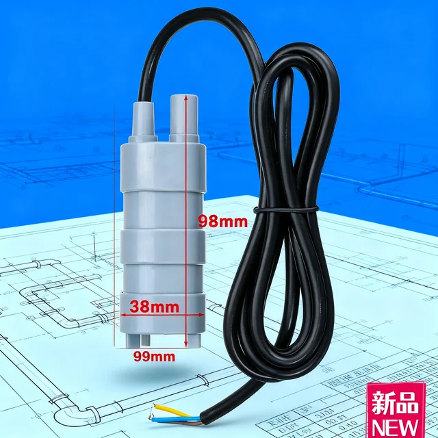 Pompe à eau Submersible haute pression RV DC 12V, Micro moteur, pour fontaine de jardin, Aquarium, été 1