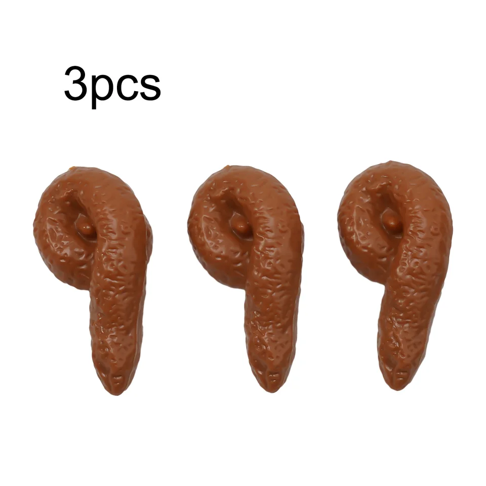 Realistic Shit Gift Funny Toys Fake Poop Piece Joke Tricky
