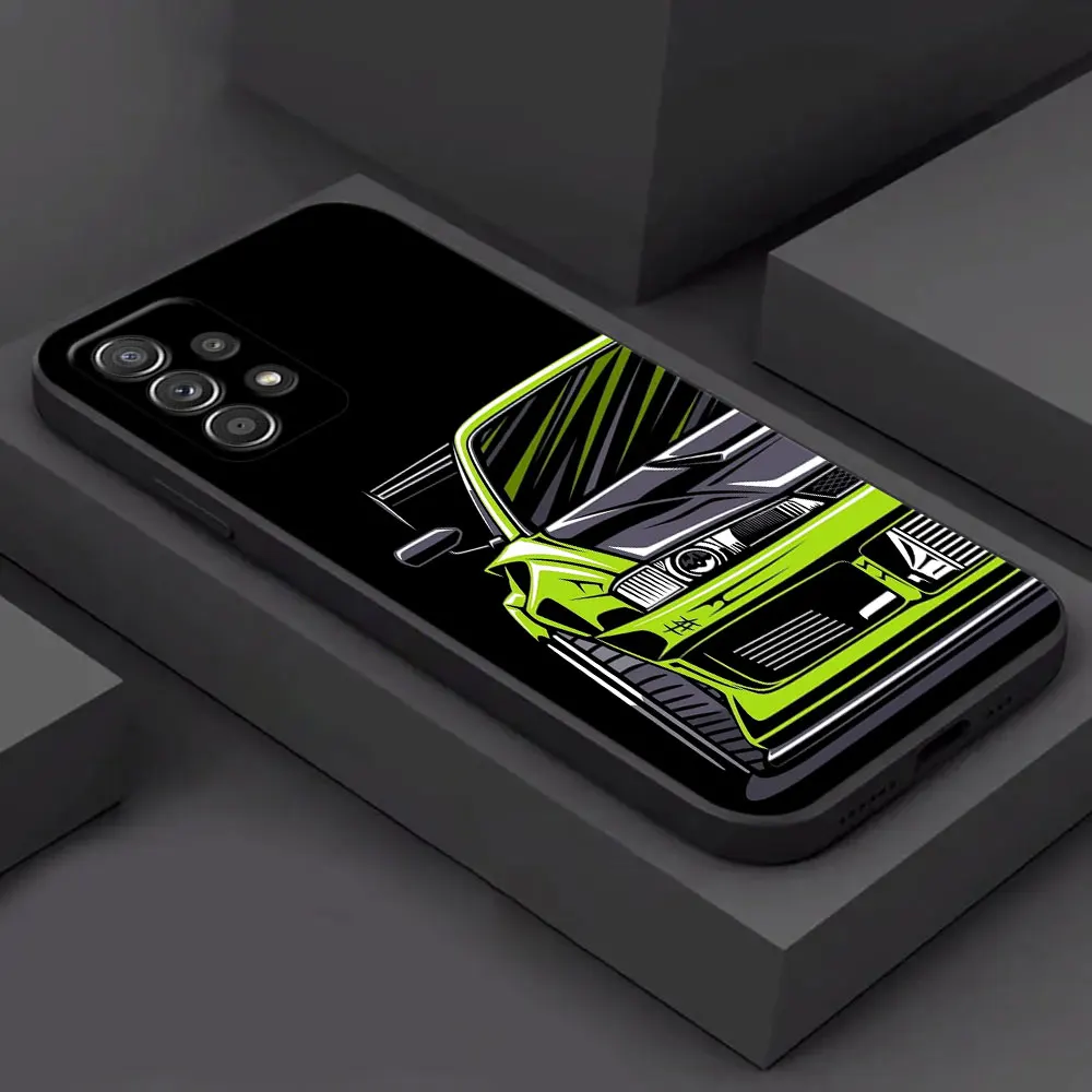 Cartoon Tokyo JDM Sports Car Soft Phone Case Cover
