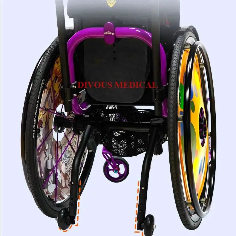 Wheelchair for the Disabled Lightweight Manual Children Sport Wheelchair
