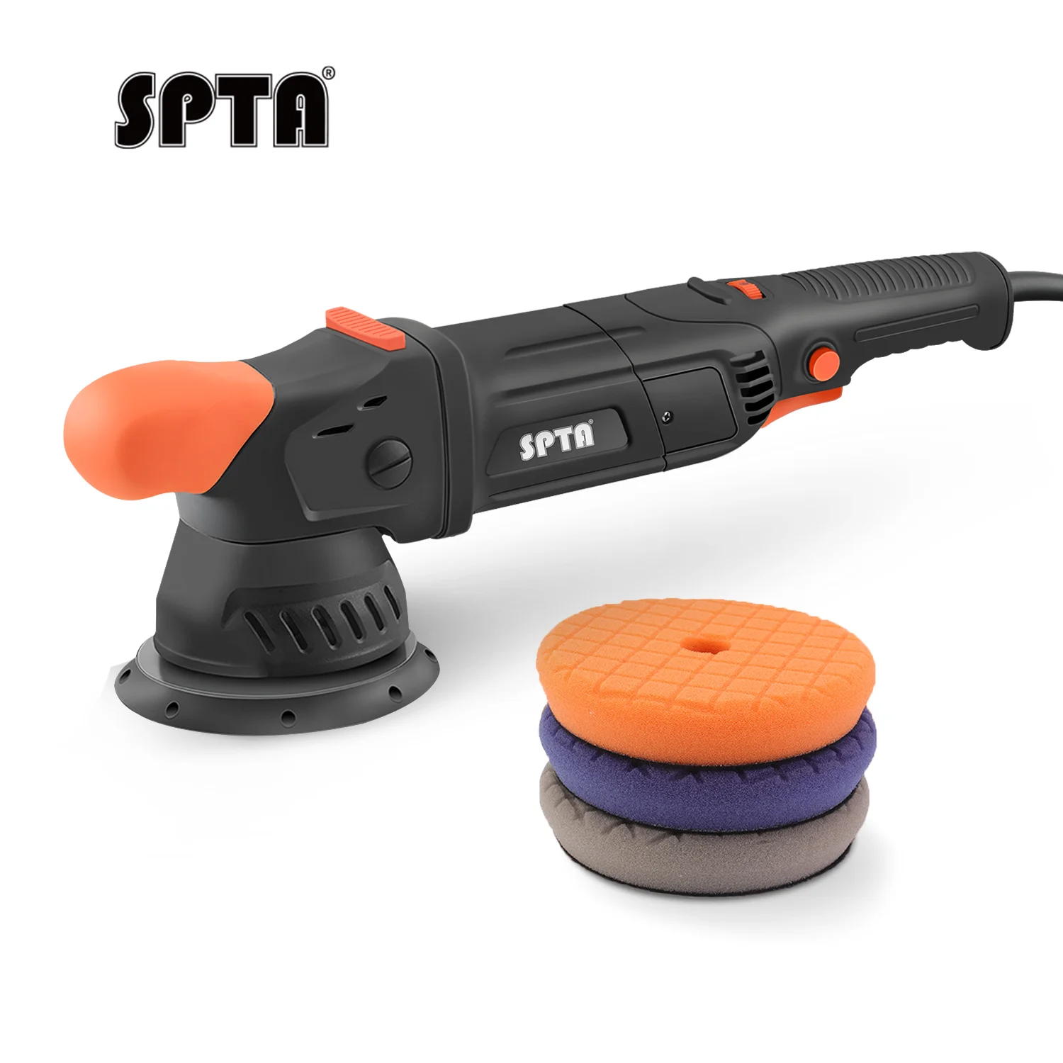 5/6 Inch 1100W Dual Action Polisher 6 Various Speed Car Care Polishing Machine for Car Detailing SPTA CP501