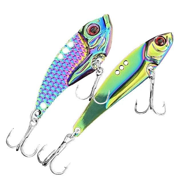 JOSBY Metal VIB Lures Blade Fishing Lure Weights 3 5 7 10 15g Vibrations  Spoon Saltwater Hard Bait Artificial Pesca Crankbait - AliExpress