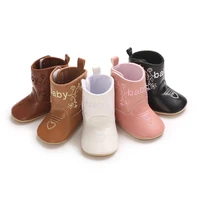 Baby Winter Boots With Rubber Soles Anti-slip Baby Western Style Denim Boots Baby Shoes 0-18Months 1