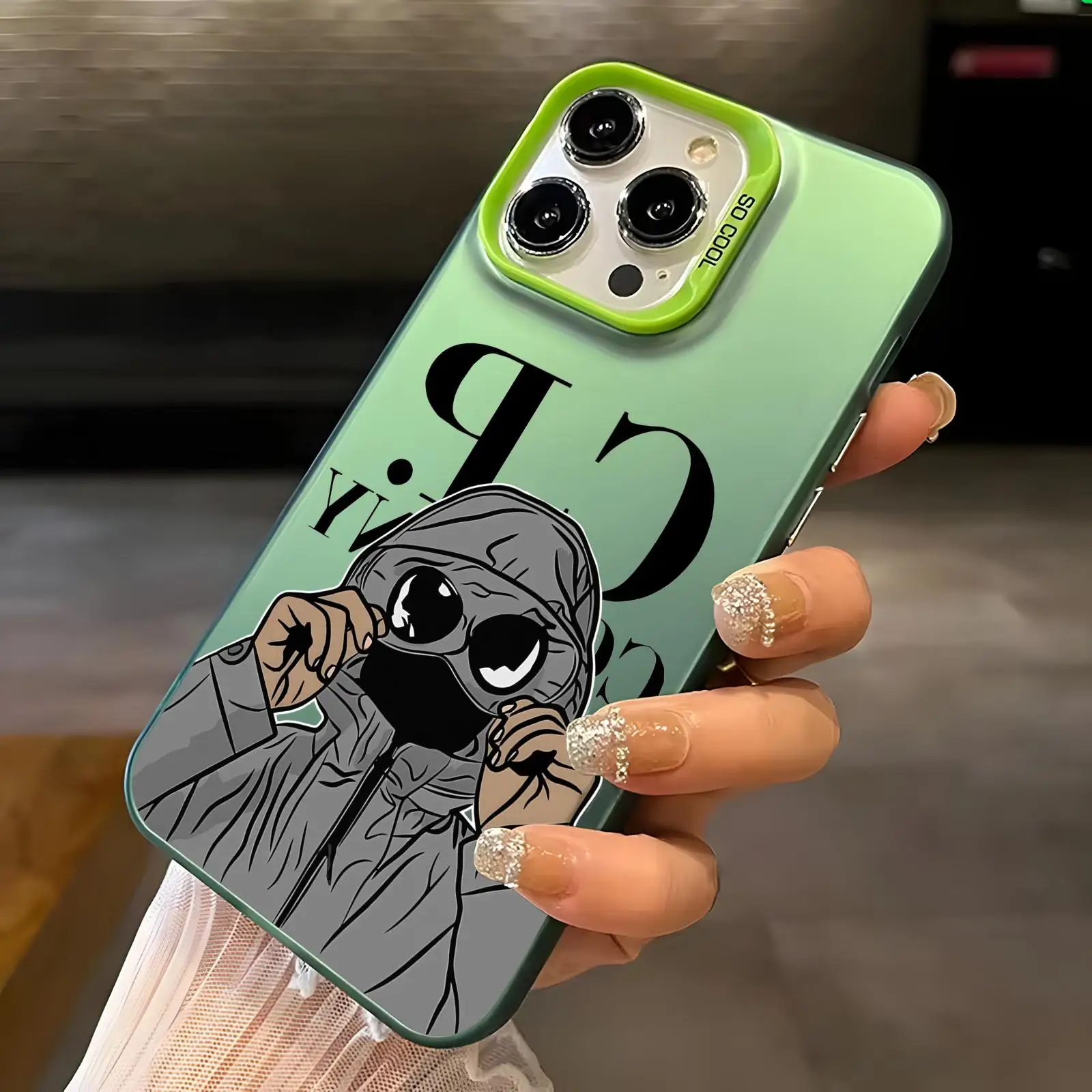 Senior Cool Silver IMD Luxury Shockproof Phone Case