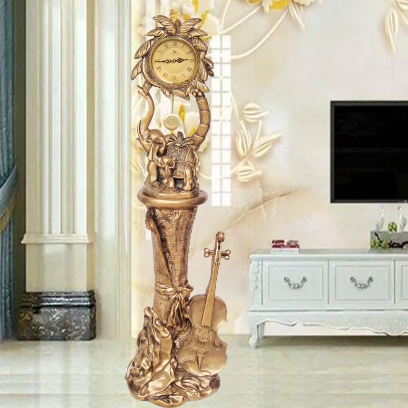 

Living room floor clock, European elephant clock, fashionable creative clock, standing clock, luxury, simple table clock, table
