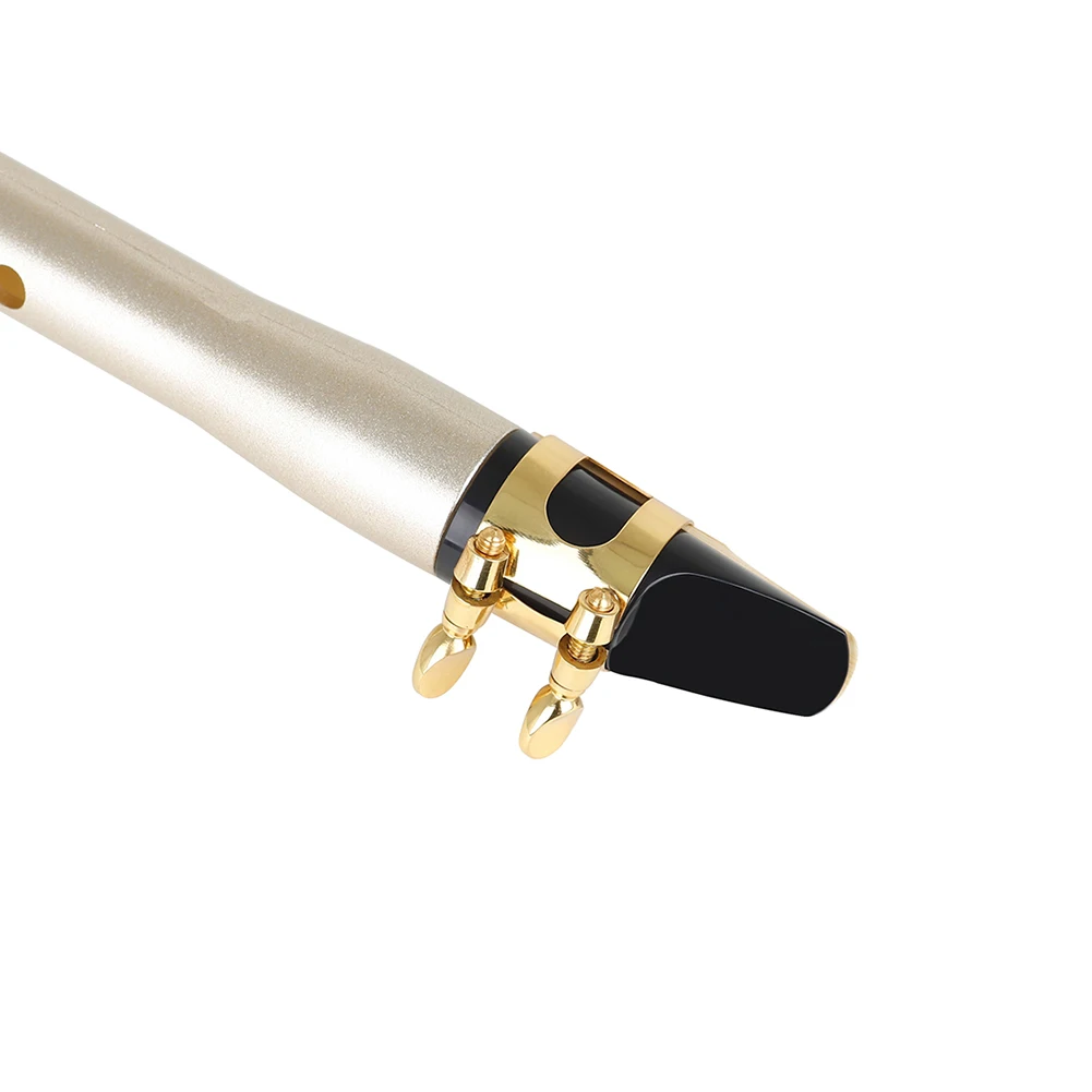 E Flat Saxophone Woodwind Instrument ABS Resin Portable Mini Pocket Saxophone Clarinet Easy To Learn for Beginners Practice