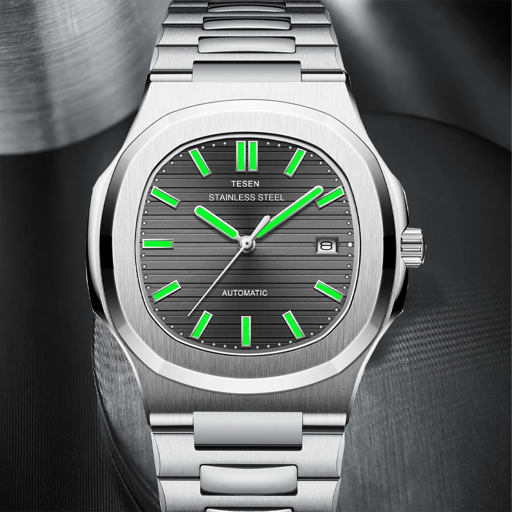 TESENTopMenSportsBrandLuxuryAutomaticWatchMaleMilitary