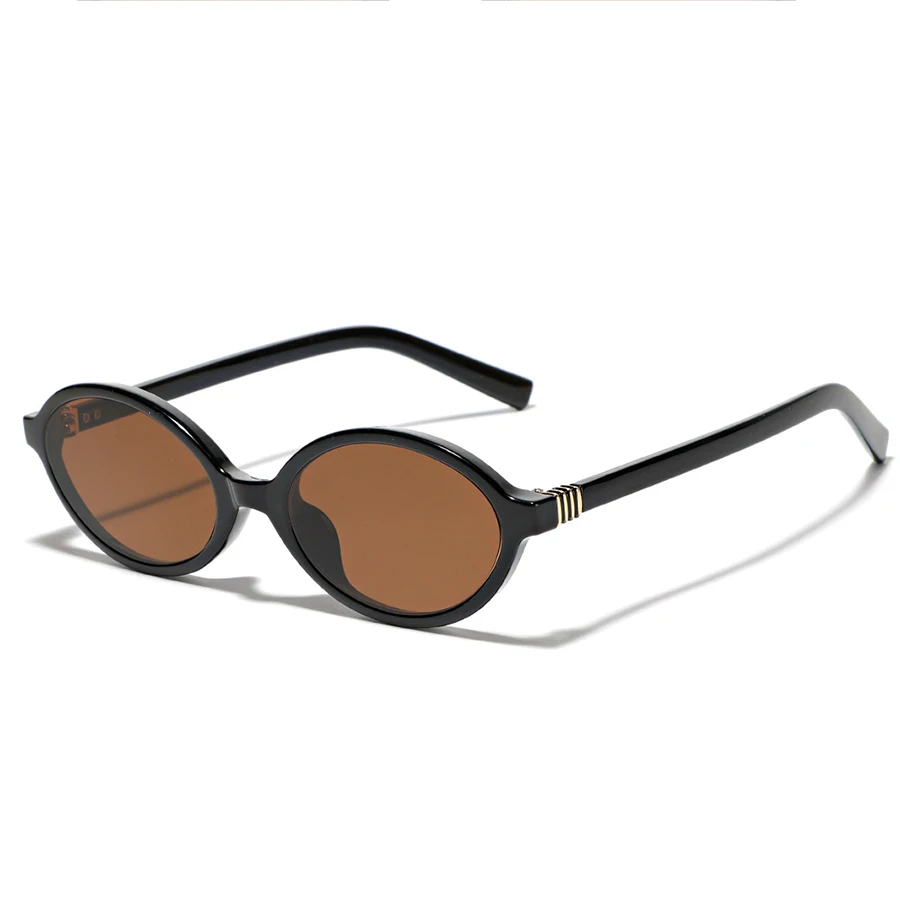 Enhanced Anti-Blue Light Oval Eyeglasses with Replaceable Optical Lenses