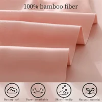 Dreamreal Luxury 100% Bamboo Sheets Bed Sheets Set Cooling Breathable Bedsheet Silky Soft Bedding Sets 1000TC Customized Size 2