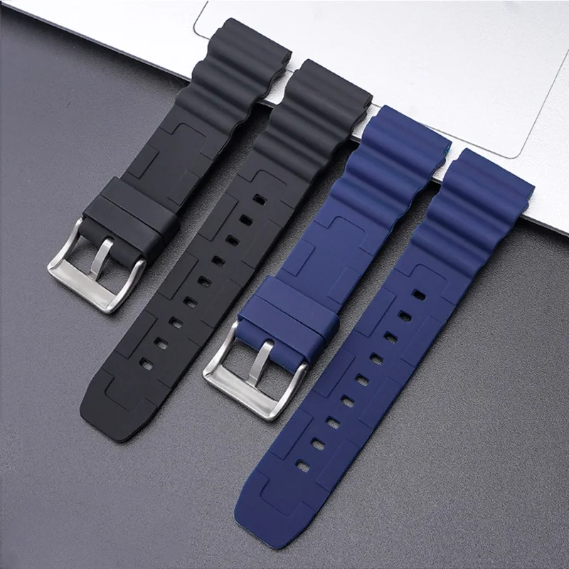 Cinturino In Silicone Diving Sport Cinturino Da Polso Impermeabile Cinturino Da Polso 20Mm 22Mm Per Seiko Marine Master Skx007 Srp777J1 Citizen