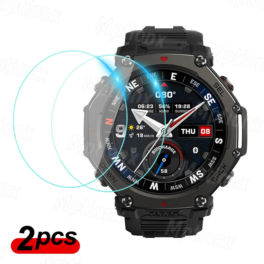Gehärtetes Glas für Huami Amazfit T-Rex 3Pro Smartwatch Displayschutzfolie Anti-Kratz-Folie für Amazfit T-Rex3 Pro Zubehör – Detail 7