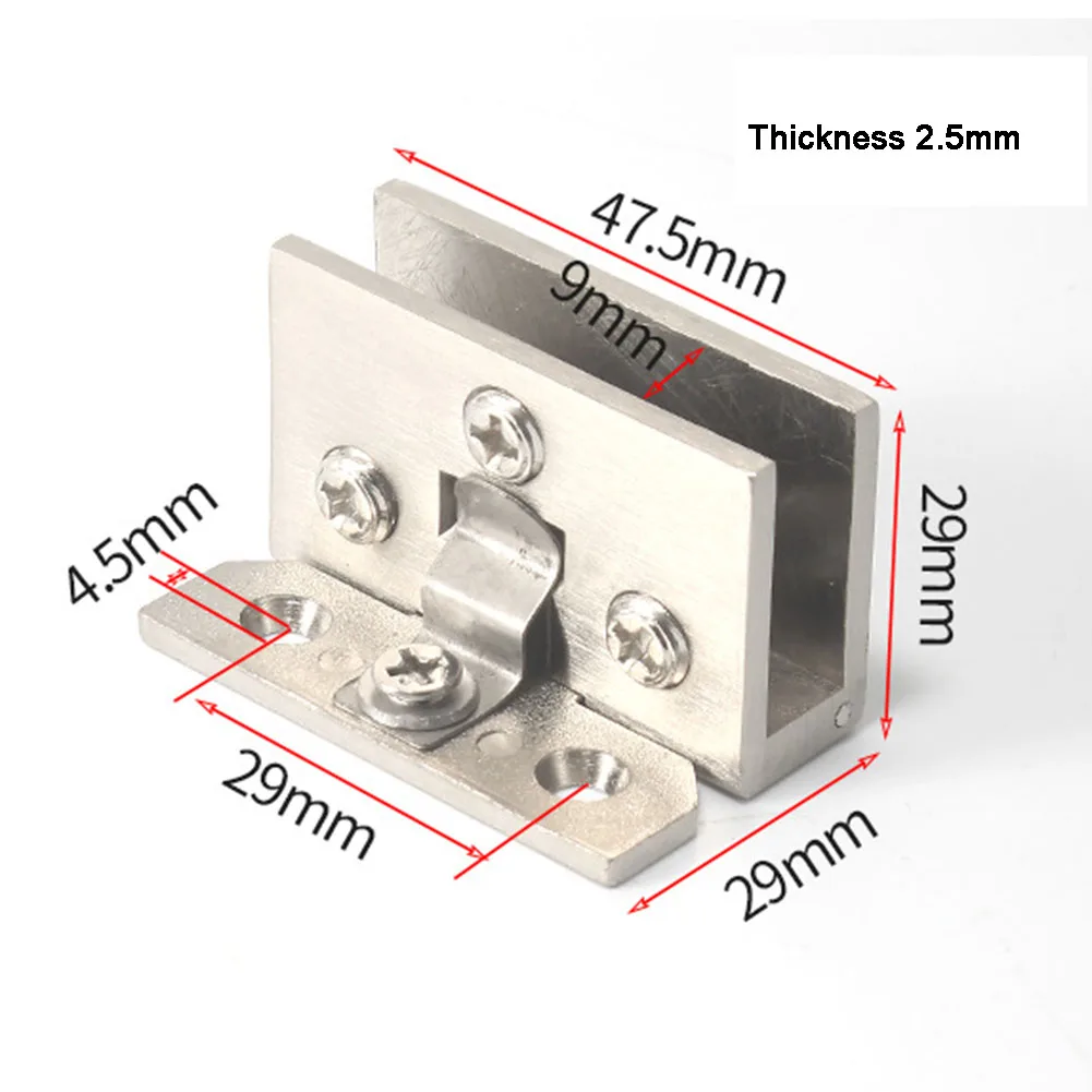 47mm 57mm Glass Cabinet Door Hinges Bathroom Shower Door Hinges Glass Pivot Hinge Furniture Wine Cabinet Clips