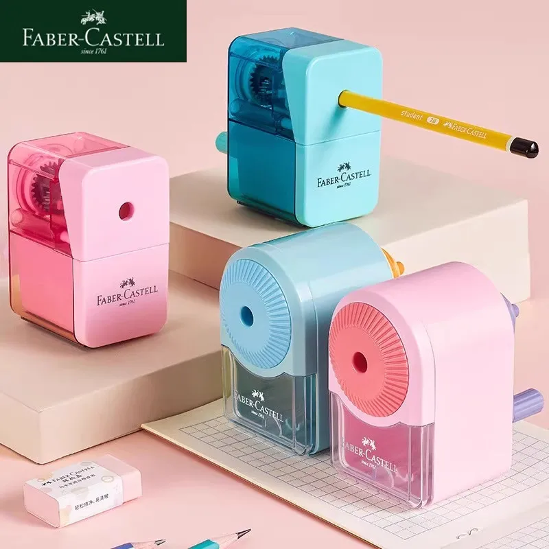 Faber-Castell Pencil Sharpener Automatically Enters Lead Hand-cranked Multi-gear Desktop Rotary Student School Stationery 1