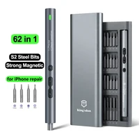Jeu de tournevis électriques 62/6 en 1, poignée de précision, Kits d'outils électriques portables, petits embouts sans fil pour la réparation de montres de téléphone 1