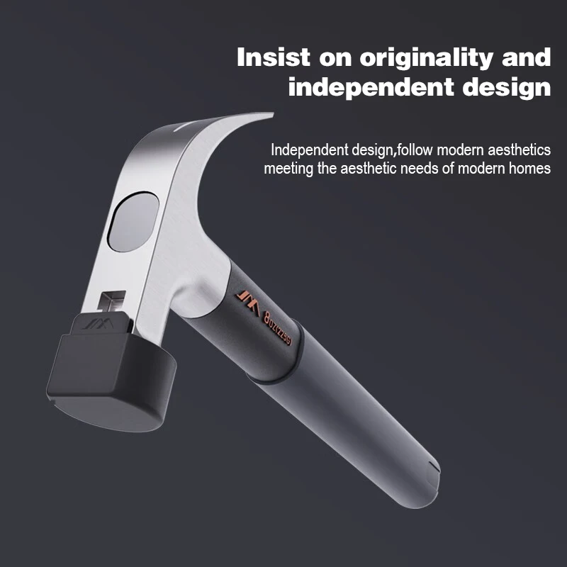 JIMIHOME Claw Hammer Household Woodworking Hammer Multi-Function Hammer Non-Slip Pulling Nail Tools 4