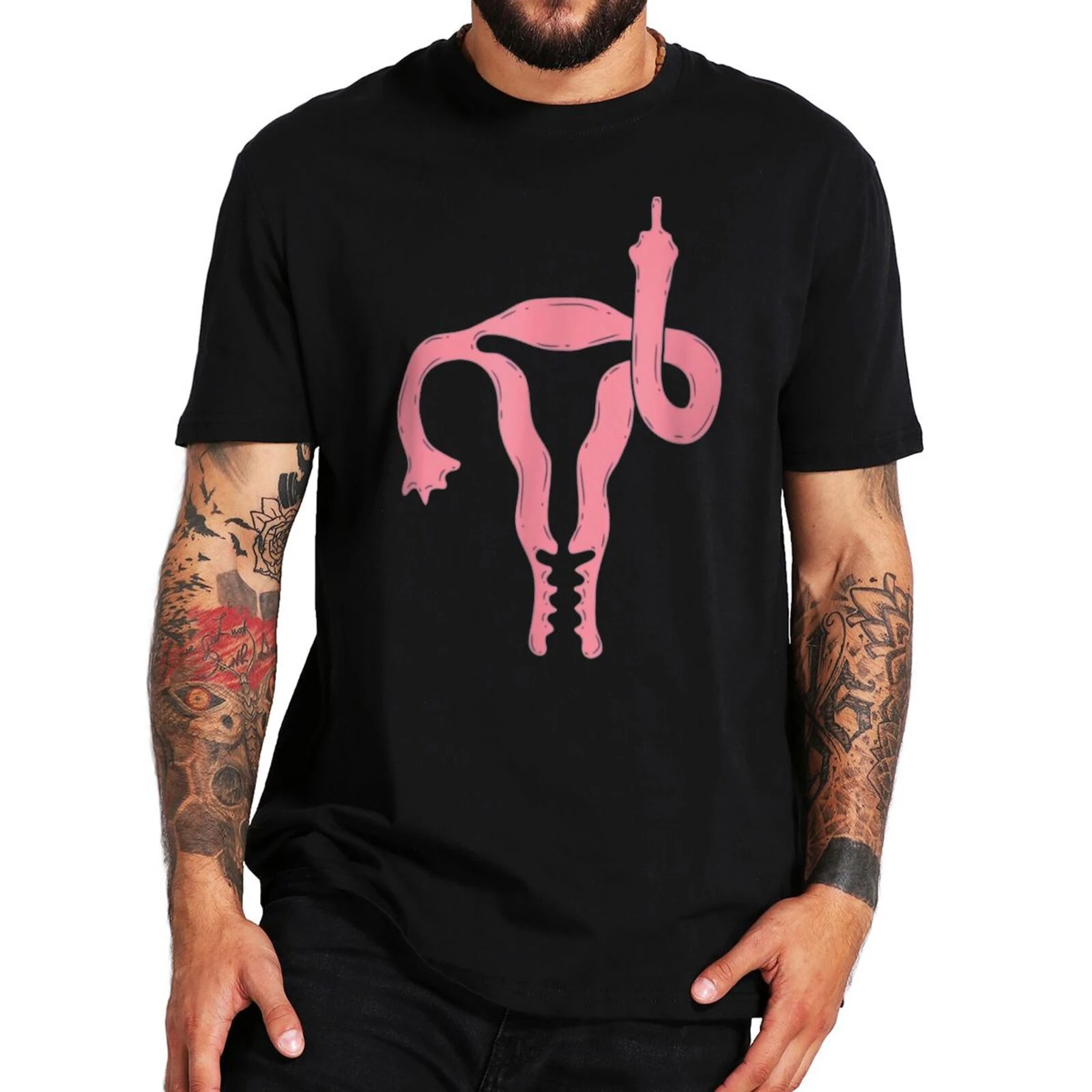 Camiseta feminista para y mujeres, camisa 100% algodón, con dedo medio, Unisex, talla europea, de verano| | - AliExpress