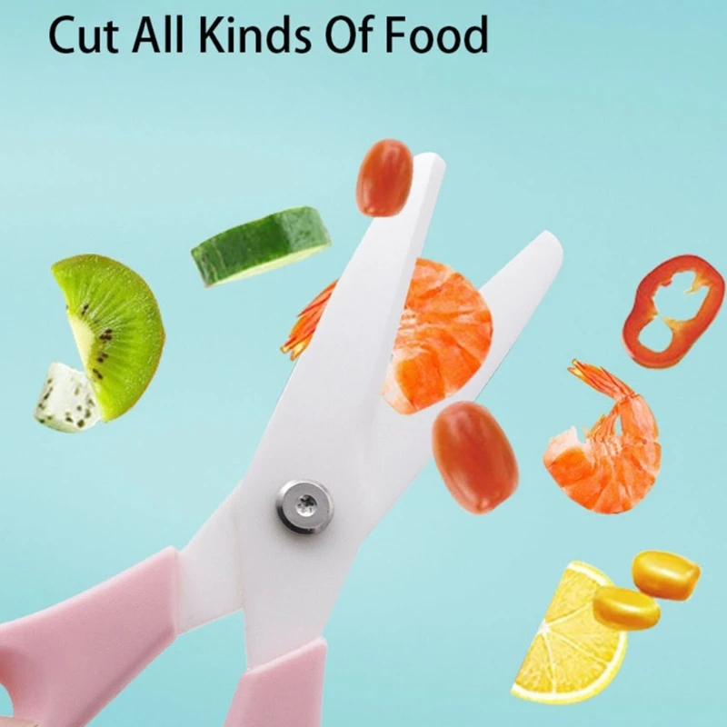 Ceramic Kitchen Scissors for Cutting Cooked Food, Vegetables, and Fruits  for Home Kitchens, Food Processing, and Fresh Supermark - AliExpress