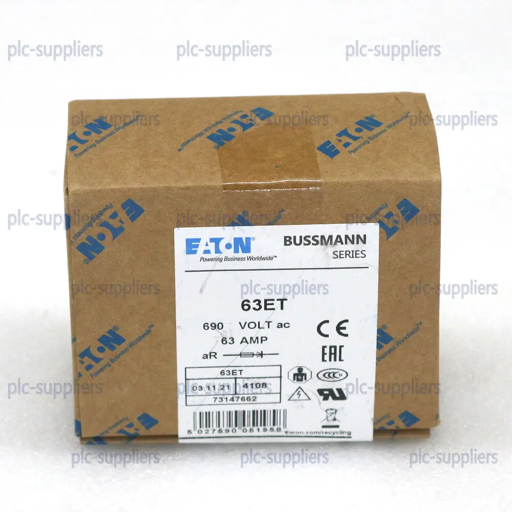 

10PCS/Box New Bussmann EATON Fuse BS88:4 63ET 63A 690V Fast Delivery