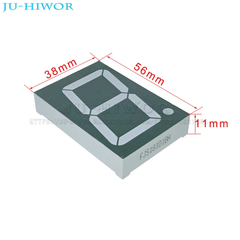 Red LED Digital Tube 0.5 Inch Sourcing Map 20pcs Common Cathode 7 Segment Red LED Display - 0.5" Digit, 10 Pin (5611AH) 10 Pin 1 Digit Display