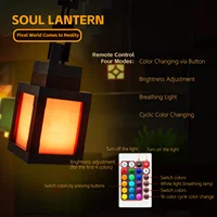 My world around the night light with the same pixel lamp bedside LED atmosphere light Creative Lantern charging clap light 3