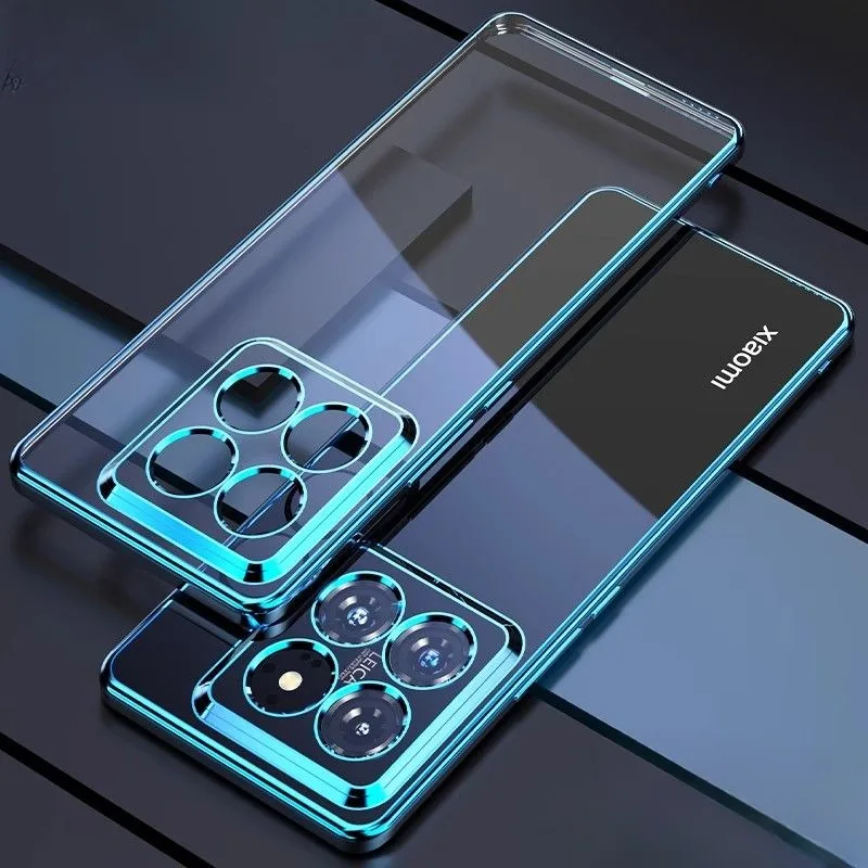 Luxurious Electroplating Silicone Soft Shell Phone Case with All-Inclusive Lens Protection
