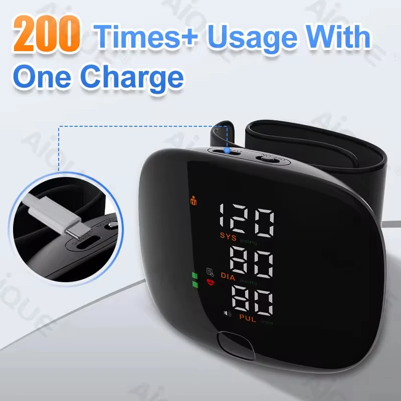 Blood Pressure Monitor AJC Rechargeable Wrist