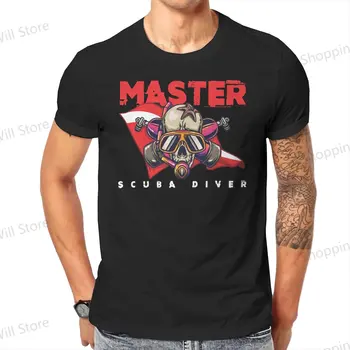 Top 100% cotone Sports Master Scuba Diver - Scuba Diver t-shirt da uomo e da donna Diving Dive O neck Tshirt a maniche corte