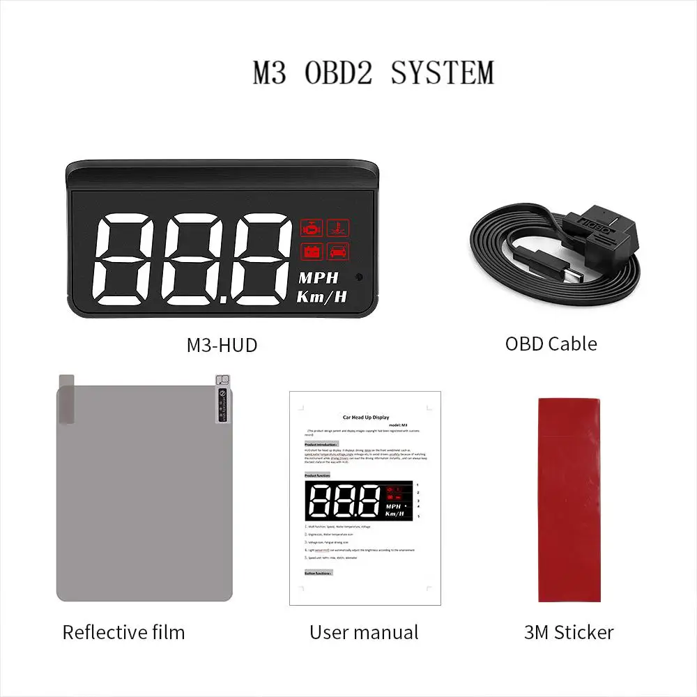 M3 ڵ  ÷ OBD2 HUD Ʈ  ӵ   ,  ڵ  ڵ  ׼ ˶